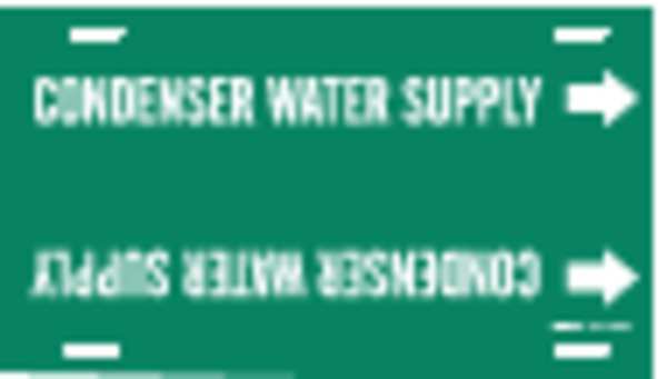 Pipe Mrkr, Condenser Water Supply, 10 to15