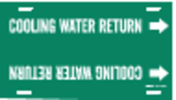 Pipe Mrkr, Cooling Water Return, 6 to7-7/8