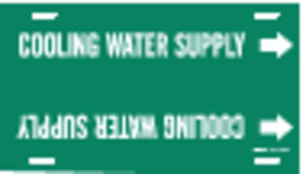 Pipe Mrkr, Cooling Water Supply, 8 to9-7/8