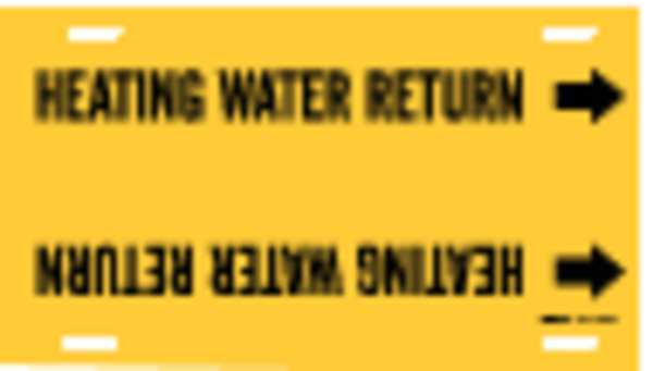 Pipe Mrkr, Heating Water Return, 8 to9-7/8, 4072-G