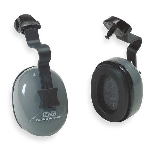 Hard Hat Mounted Ear Muffs, 25 dB, Soprano, Green