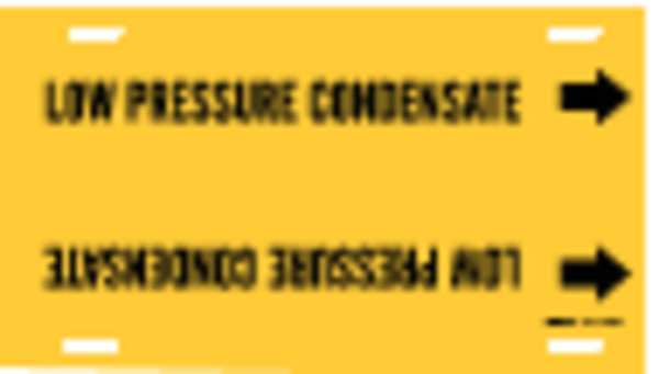 Pipe Marker, Low Pressure Condensate, Yel, 4091-G