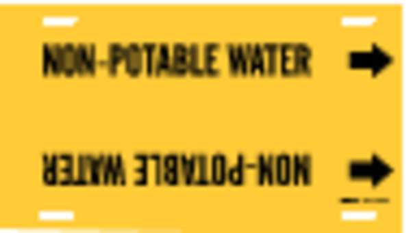 Pipe Markr, Non-Potable Water, Y, 10to15 In