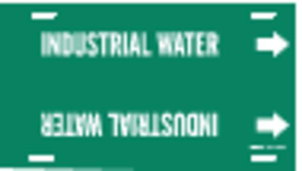 Pipe Markr, Industrial Water, Gn, 10to15 In