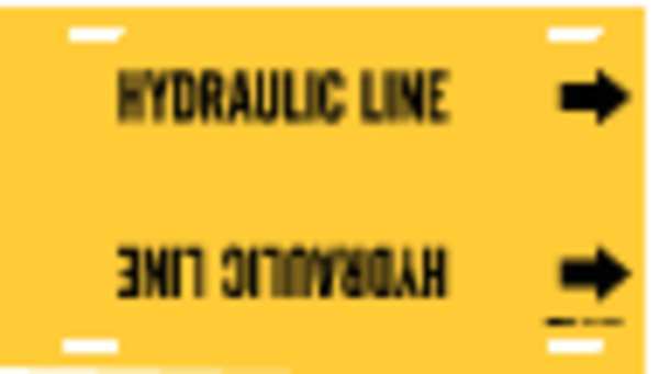 Pipe Marker, Hydraulic Line, Y, 8to9-7/8 In