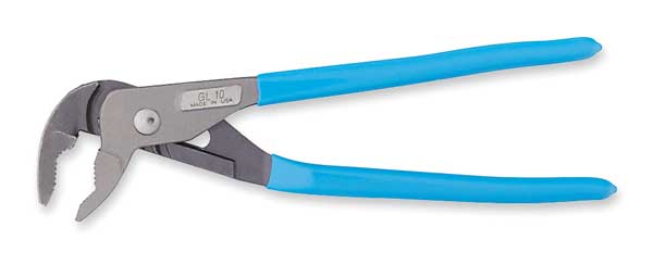 9 1/2 in Griplock V-Jaw Tongue and Groove Plier, Serrated