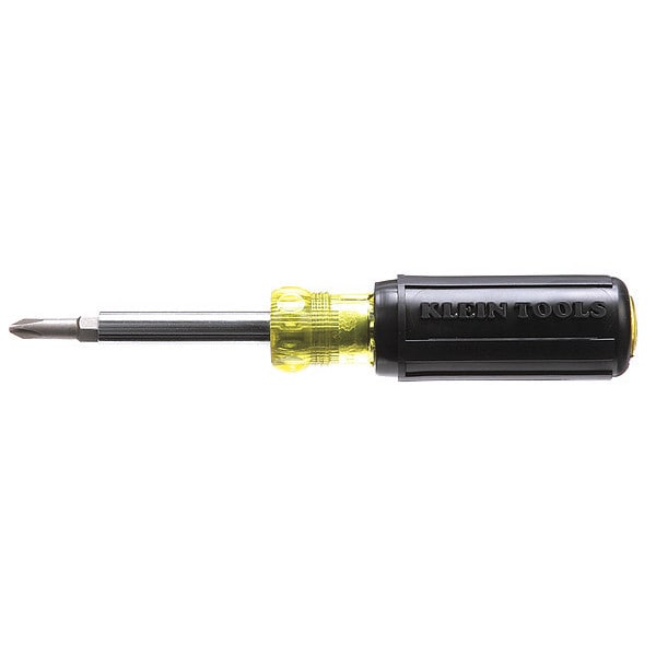 Multi-Bit Screwdriver / Nut Driver, 5-in-1, Phillips, Slotted Bits