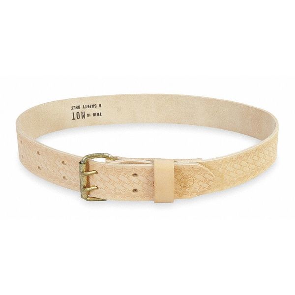 Tan Leather Heavy Duty Embossed Tool Belt, S