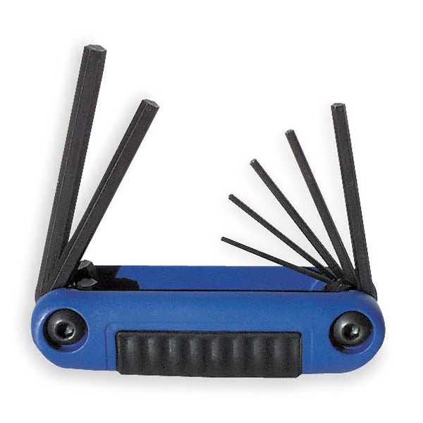 6 Piece Metric Fold-Up Hex Key Set, 25169