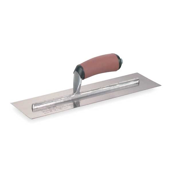 Concrete Finish Trowel, 18 In, Soft Grip