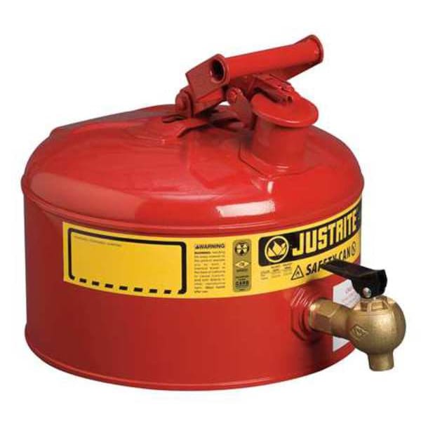 2-1/2 gal. Red Galvanized Steel Type I Faucet Safety Can