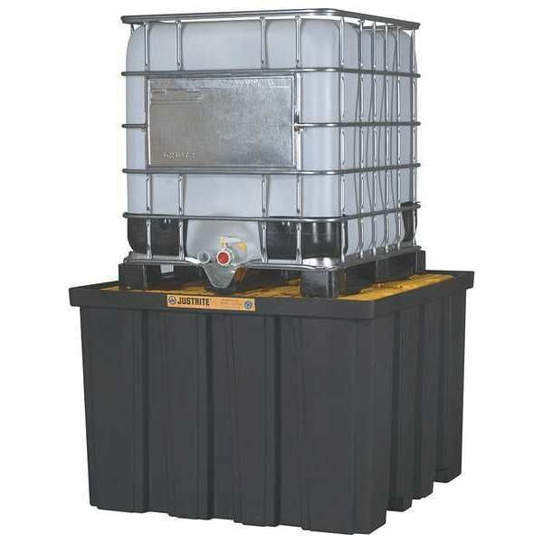 IBC Containment Unit, 372 gal Spill Capacity, 9000 lb., Recycled Polyethylene
