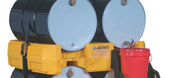 Double Drum Stack Module, Yellow, Polyethylene
