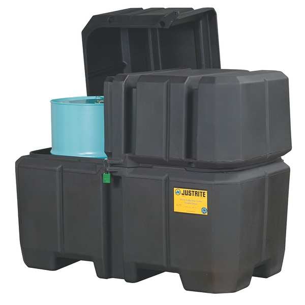 Covered Drum Spill Containment, 47 in. H