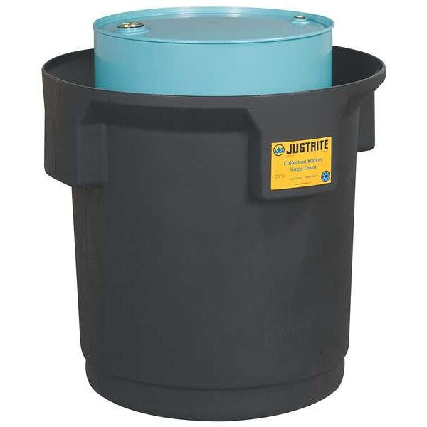 Single Drum Spill Container, Black