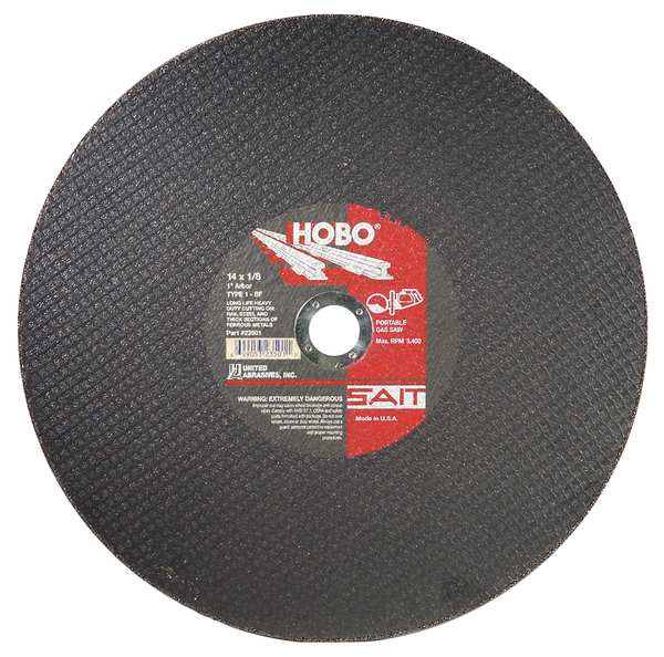 SAIT 23501 HOBOÂ® Heavy Metals and Rail Large Diameter Portable Saw Cutting Wheels 14