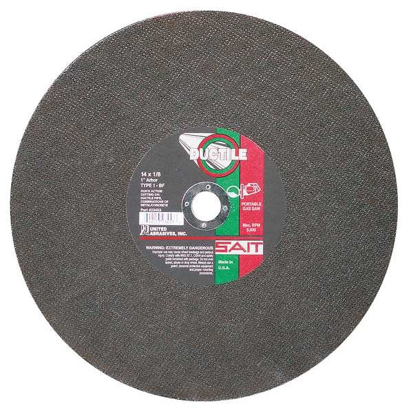 SAIT 23458 Ductileâ¢ Specialty Large Diameter Portable Saw Cutting Wheels 14