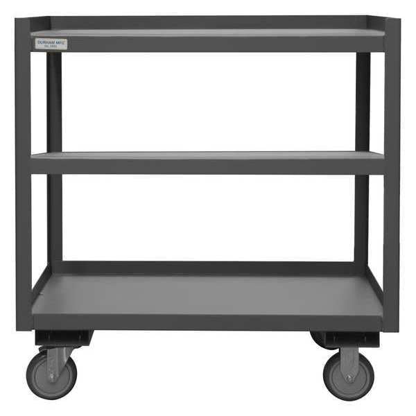 Steel General Purpose Steel Mobile Workstation, No Handle, 2 Shelves, 1,200 lb