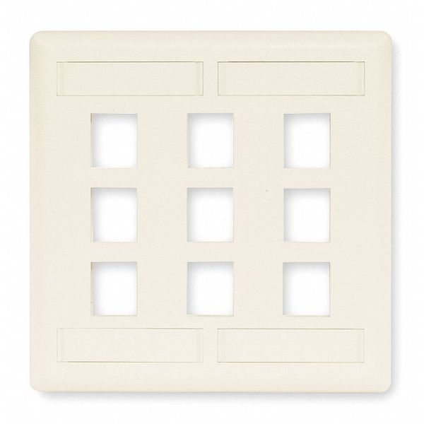 Wall Plate, 4 Port