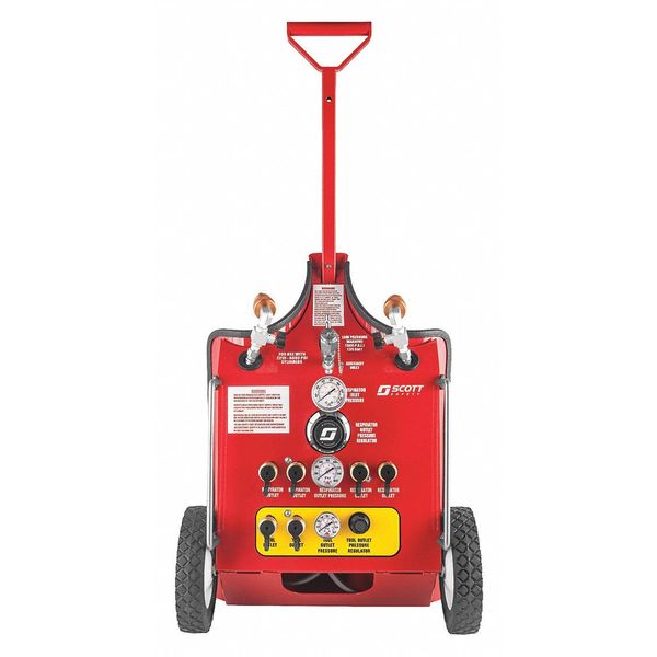 Air Cylinder Cart, 2 Cylinders, 4500 psi