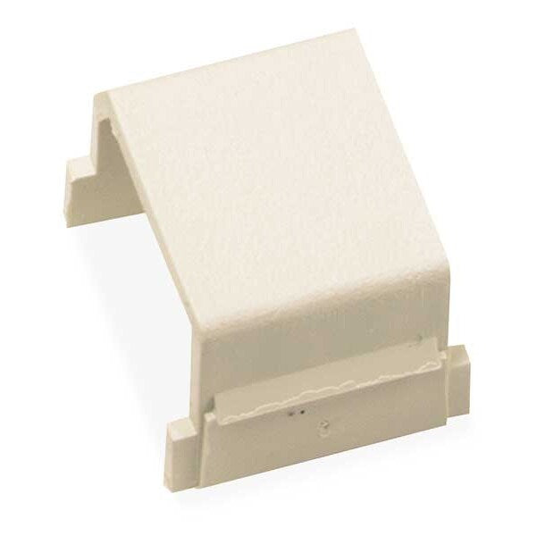 Hubbell Snap-Fit, Keystone, Blank, Office White, 10 Pack