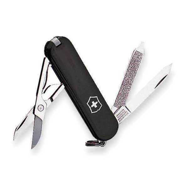 Knife, Swiss Army, 7 Functions, Black