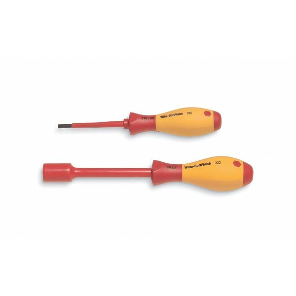 Nut Driver Set, 5 Pieces, SAE, Solid, Ins