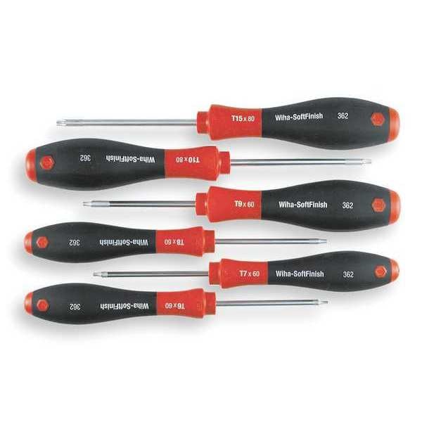 Screwdriver Set, Torx(R), 6 Pc