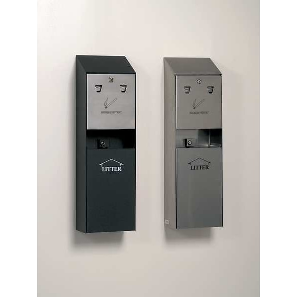 Ash Tray, 1-19/32 gal., Black