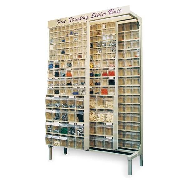 Slider, 364 Tip Out Bins, Ivory