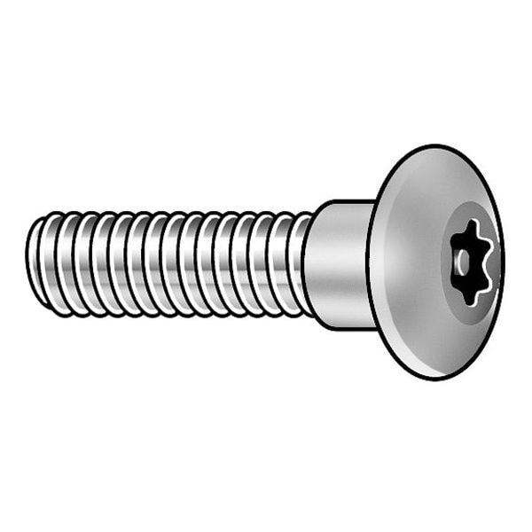 Tamper-Resistant Shoulder Screw, #10-24 Thr Sz, 7/8 in Thr Lg, 1/4 in Shoulder Lg