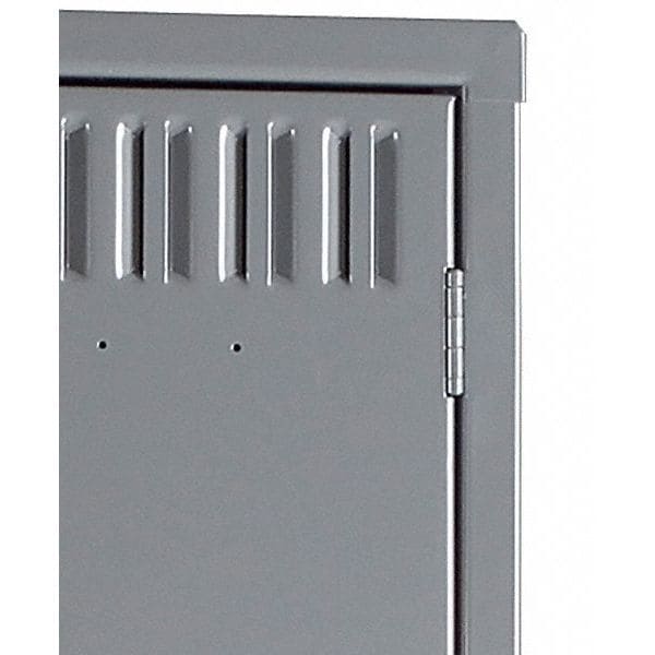 Wardrobe Locker, 36 in W, 15 in D, 78 in H, (1) Tier, (3) Wide, Gray