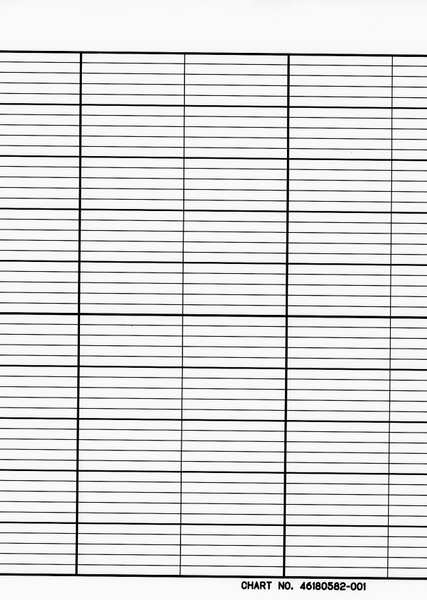 Strip Chart, Fanfold, Range None, 46 Ft