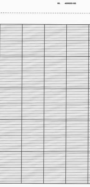 Strip Chart, Fanfold, Range None, 115 Ft