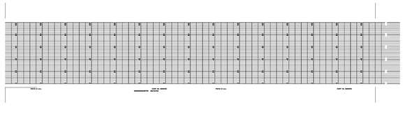 Strip Chart, Roll, Range 0to100, 50 Ft, PK5