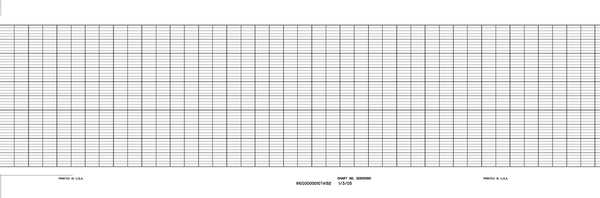 Strip Chart, Fanfold, Range None, 26Ft, PK2