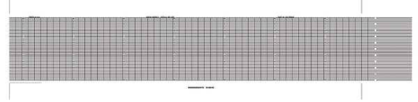 Strip Chart, Fanfold, Range 0 to 10, 53 Ft