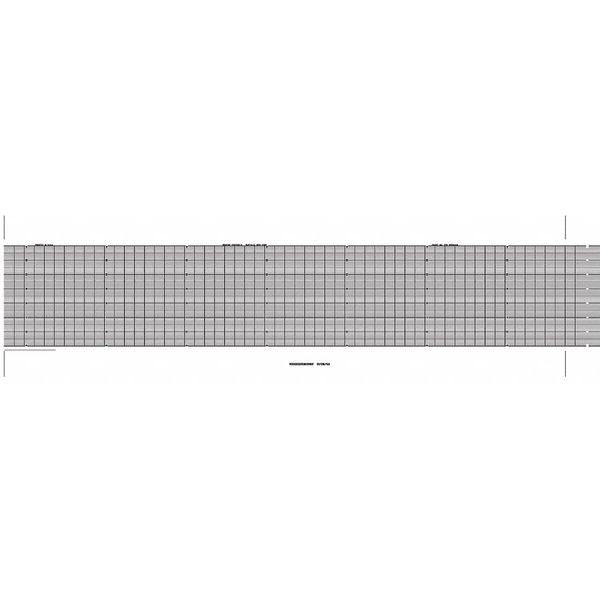 Strip Chart, Fanfold, Range 0 to 14, 53 Ft