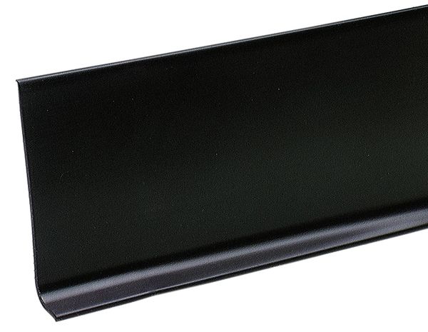 Wall Base Molding, Black, 48 In. L
