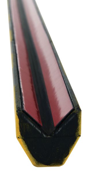 Corner Guard, Black/Yellow, 7/16