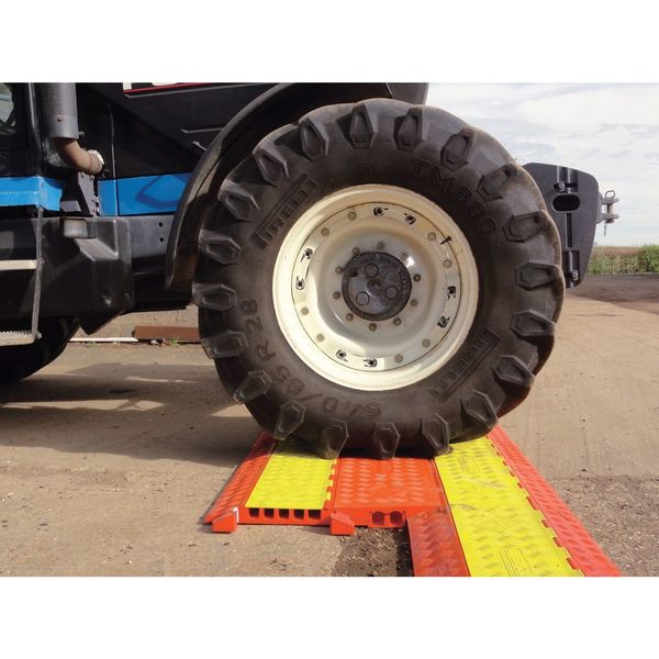 Cable Protector, Split Top, 1 Channel, 3ft.