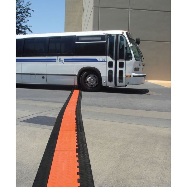 Cable Protector, Hinged, 5 Channels, 3 ft.