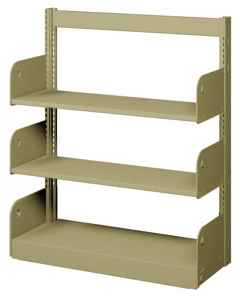 Flat Shelf, Single Face, 3 Shelves