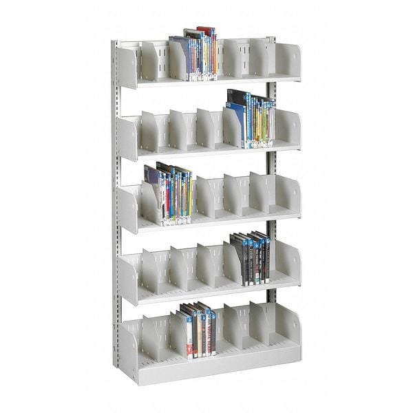 Divider Shelf, Single, 5 Shelves, 10 In