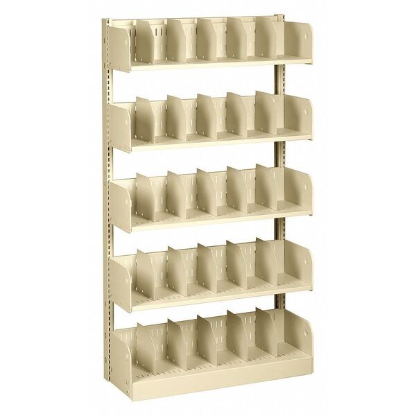 Divider Shelf, Single, 5 Shelves, 12 In