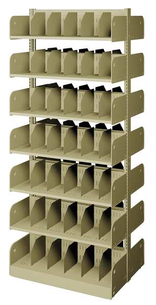 Divider Shelf, Double, 14 Shelves, 20 In