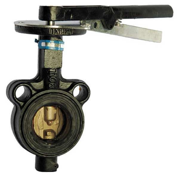 Butterfly Valve, Wafer Style, Size 3 In