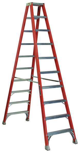 10 ft Fiberglass Twin Stepladder