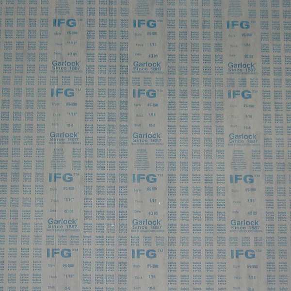 Gasket, Fiber, 1/16 In T, 15 x 15 In