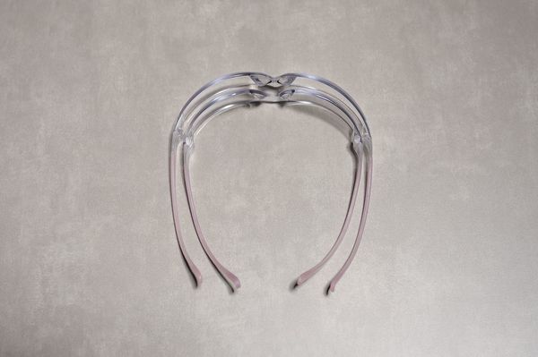 Safety Glasses, Wraparound Clear Polycarbonate Lens, Scratch-Resistant